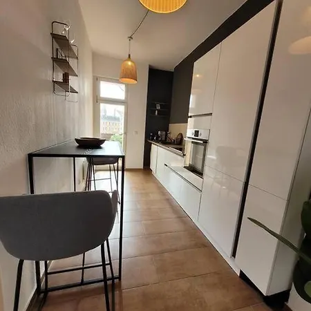 Design Altbauwohnung Mit Balkon Und Parkplatz Leipzig Exterior photo